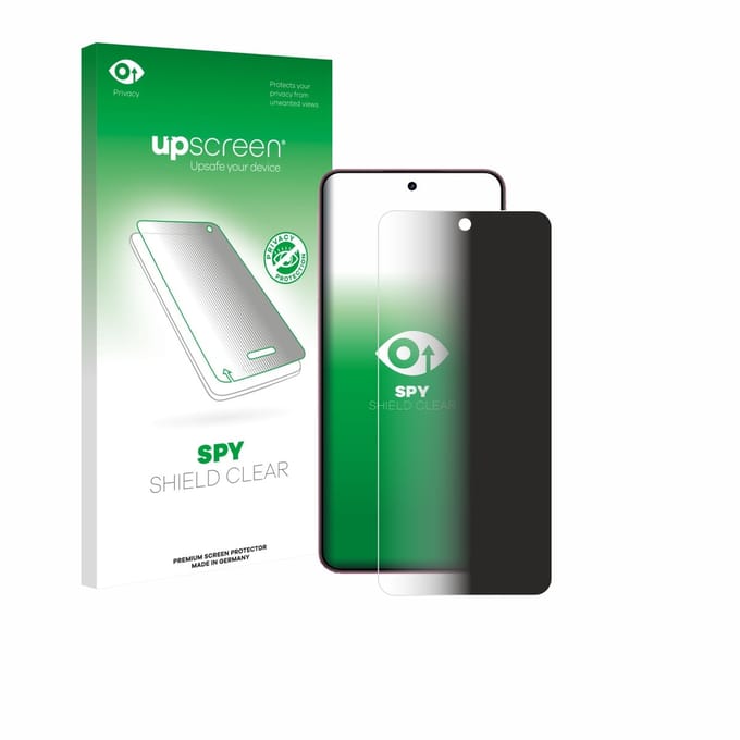 upscreen - privacy screenprotector voor realme P4 5G - Folie Beschermfolie Blauwlichtfilter