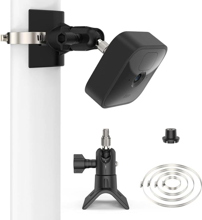 Paalbeugel - Mastklem Camera - Camera Beveiligen - Universele Compatibiliteit - 5 cm Diepte - Zwart