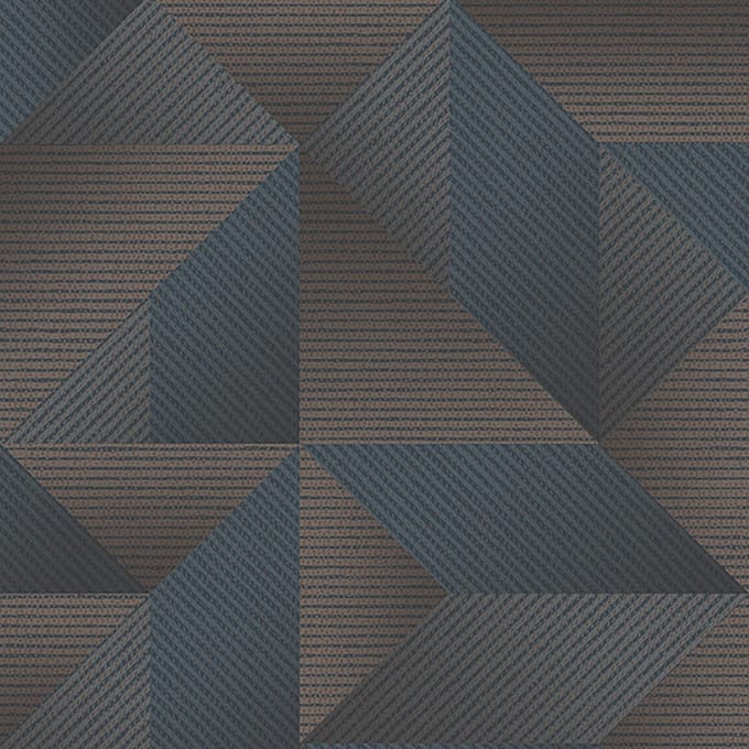 Dutch Wallcoverings - Exclusive Threads Geometric Blue - TP422977
