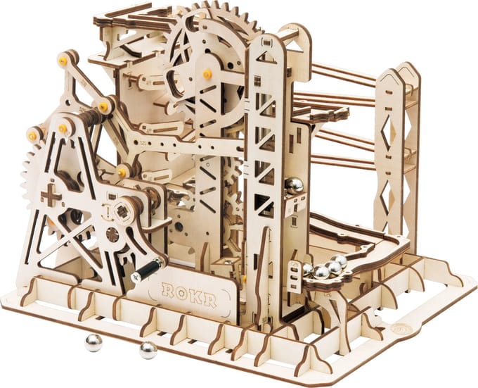 Robotime - Knikkerbaan - Marble Explorer - DIY - 3D - Houten Modelbouw - LG503