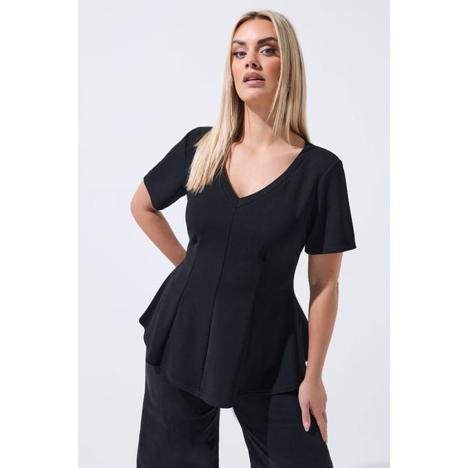 Limited Collection Yours Zwarte Korsettopsize 42