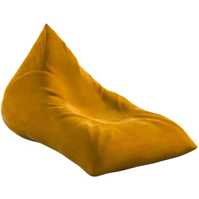 Poef Yellow Tipi Posh Velvet