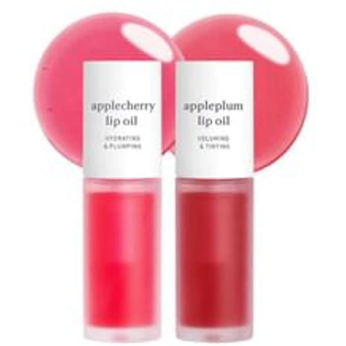 Nooni - Applecherry & Appleplum Lip Oil Set 2 pcs