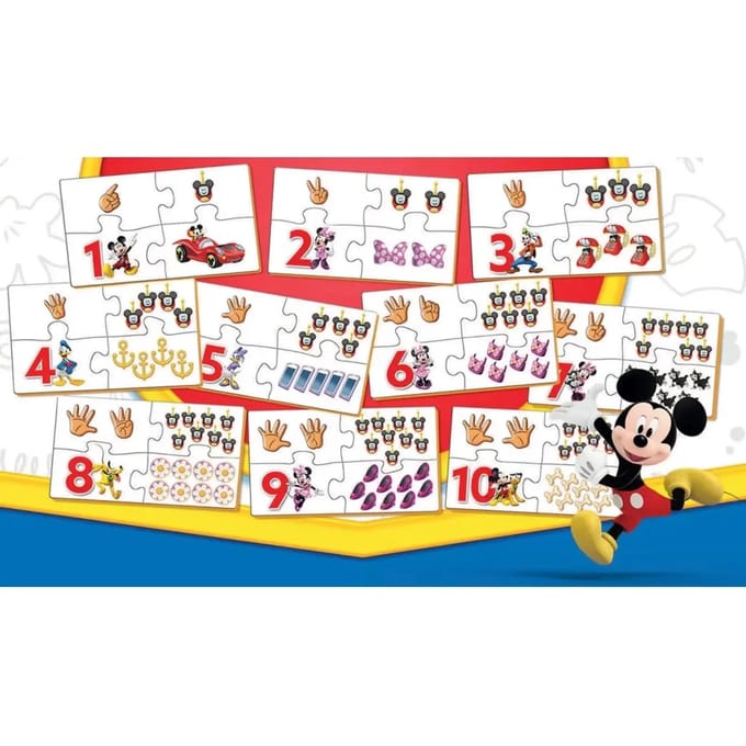 Puzzel leer de nummers Educa Mickey&Friends