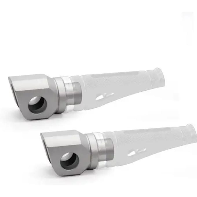 Kit achterste voetsteun voor motorfiets Barracuda BENELLI TRK702 (x2)