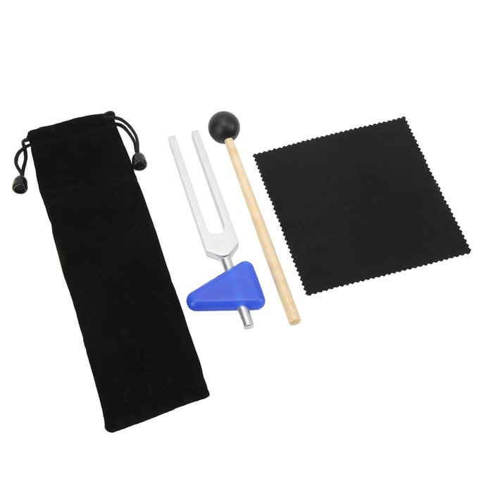Yoga Tuning Vibration Précise 528Hz Soulagement du Stress Léger Portable Kit de Diapason pour white
