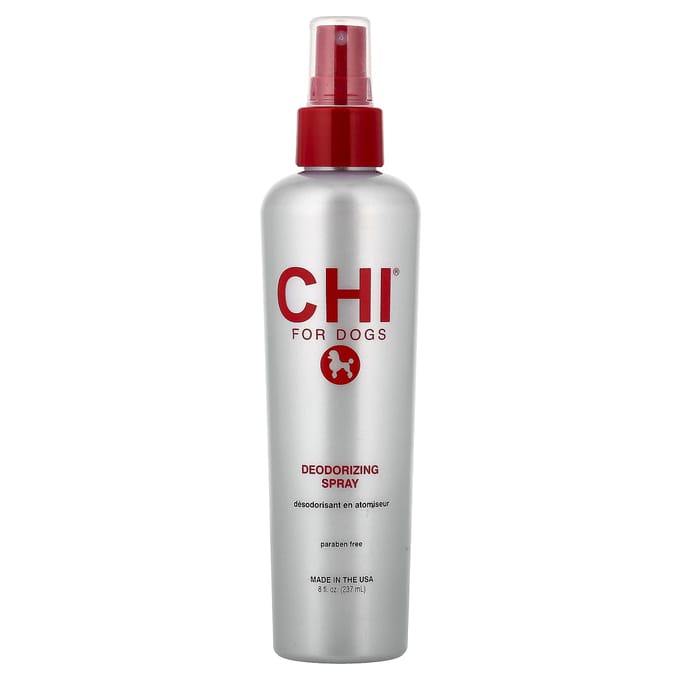 CHI voor Honden, Deodoriserende Spray, voor Honden, 8 fl oz (237 ml) white
