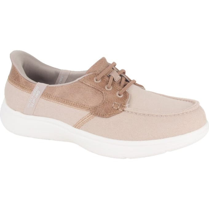 Skechers Hands Free Slip-ins On-The-Go Flex Radiant - Taupe - Maat 42