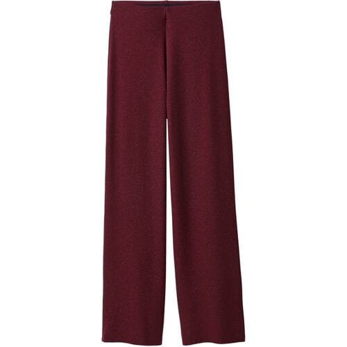 ESMARA Dames broek, wide leg (Bordeaux, S (36/38))