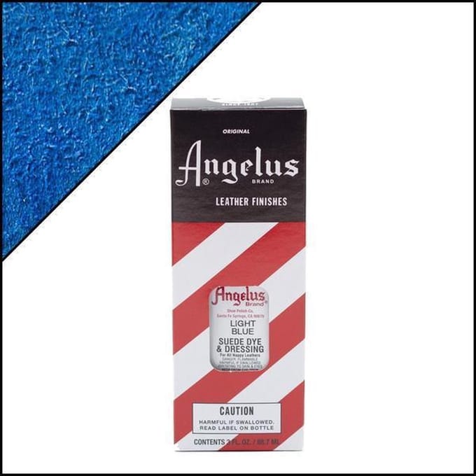 Angelus Suède Dye Licht Blauw 88,7ml/3oz - Verf voor suede