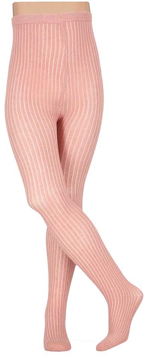 iN ControL roze glittermaillot met ribstructuur - maat 134/140