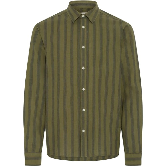 Blend - BHDARIS SLUB STRIPE - Heren - Lange mouwen shirts