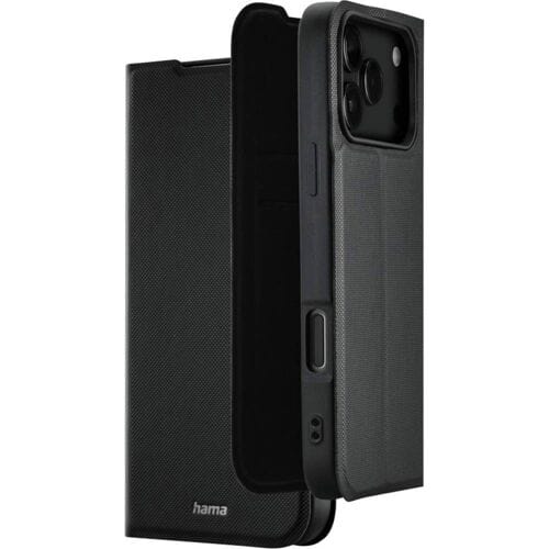 Hama hoesje geschikt voor Iphone 17 Pro Max - Daily Protect booklet - Zwart