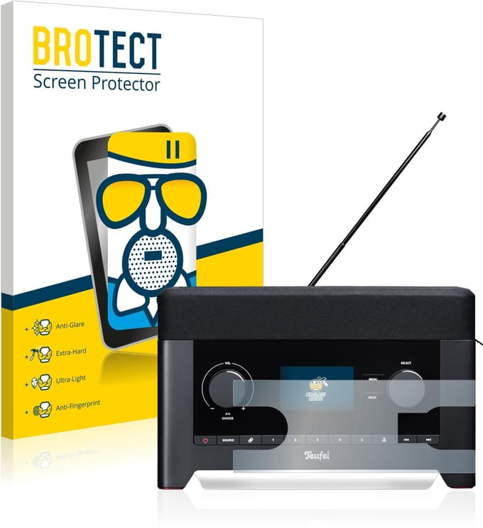 BROTECT - Screenprotector voor Teufel Radio 3sixty - Folie Beschermfolie Beschermglas matte