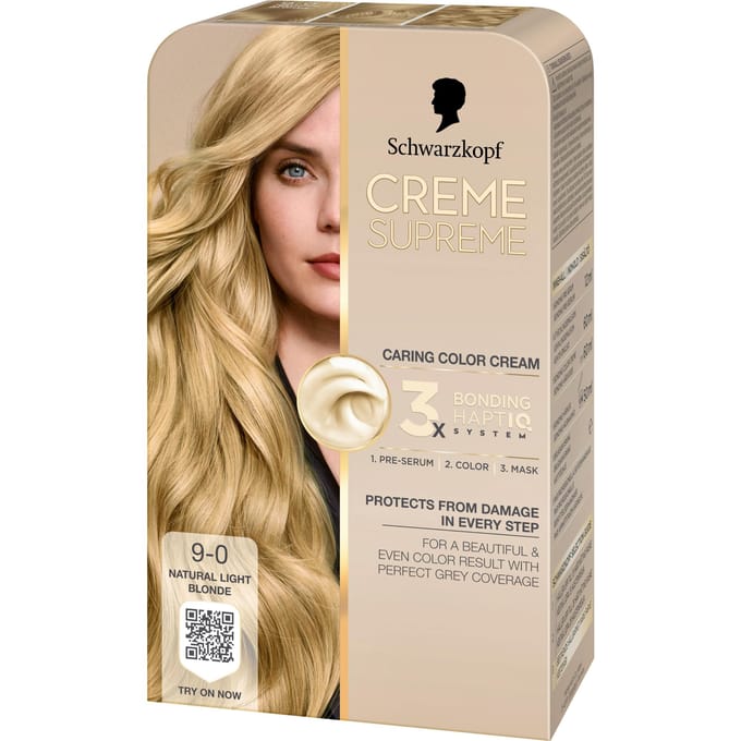 Schwarzkopf Creme Supreme 9-0 Natural Light Blonde 1 st