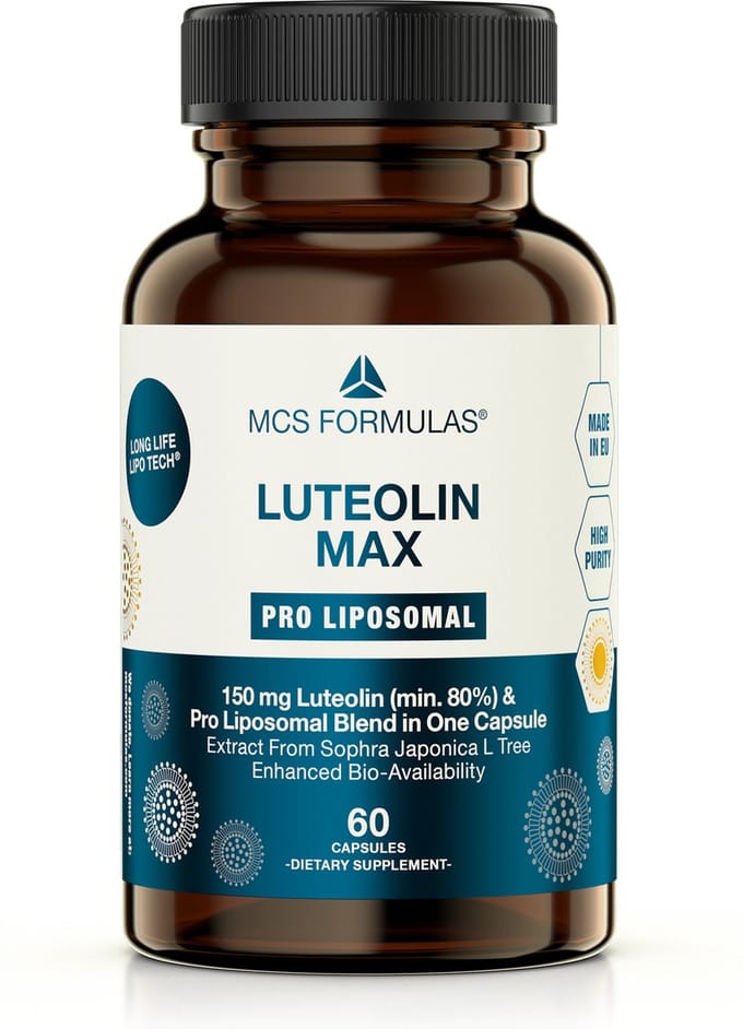 Luteolin Pro Liposomal - 150mg - NO ADDITIVES - 60 Capsules