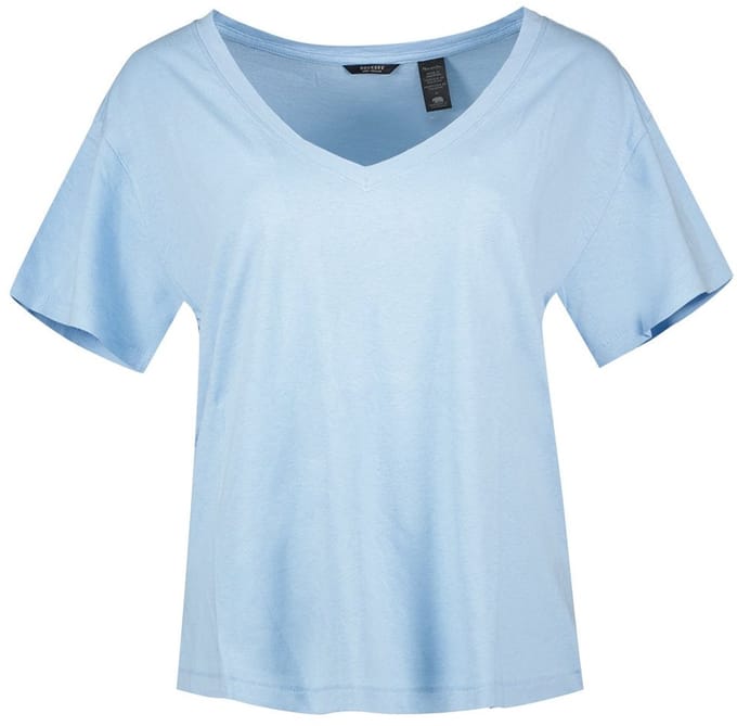 Dockers Deep T-shirt Met Korte Mouwen En V-hals Blauw S Vrouw