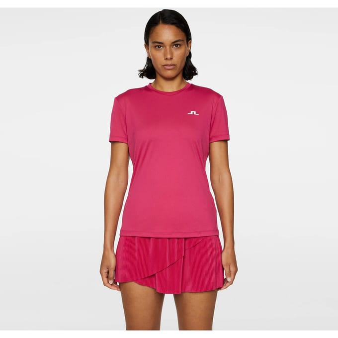 JLindeberg Ada T-shirt Dames-Rood