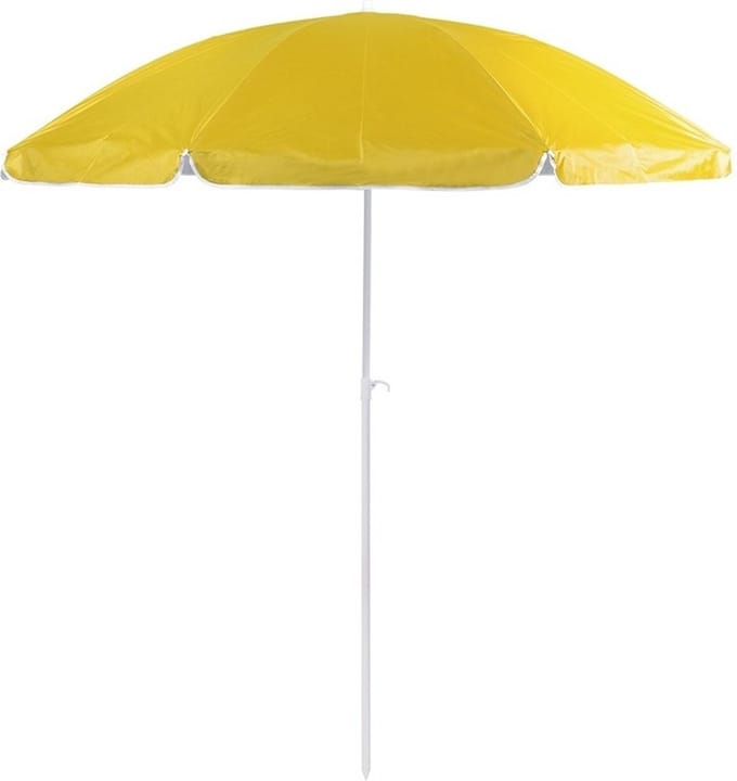 Parasol - strand en tuin - verstelbaar - geel - nylon - 200 cm - UV bescherming
