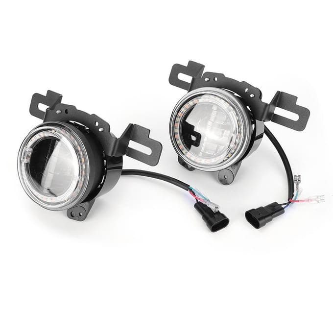 4 inch Mistlamp Lampbeugel Montagebeugel Assemblage IP67 Waterdicht Geschikt voor Jeep Wrangler JK 2007 2017 gray
