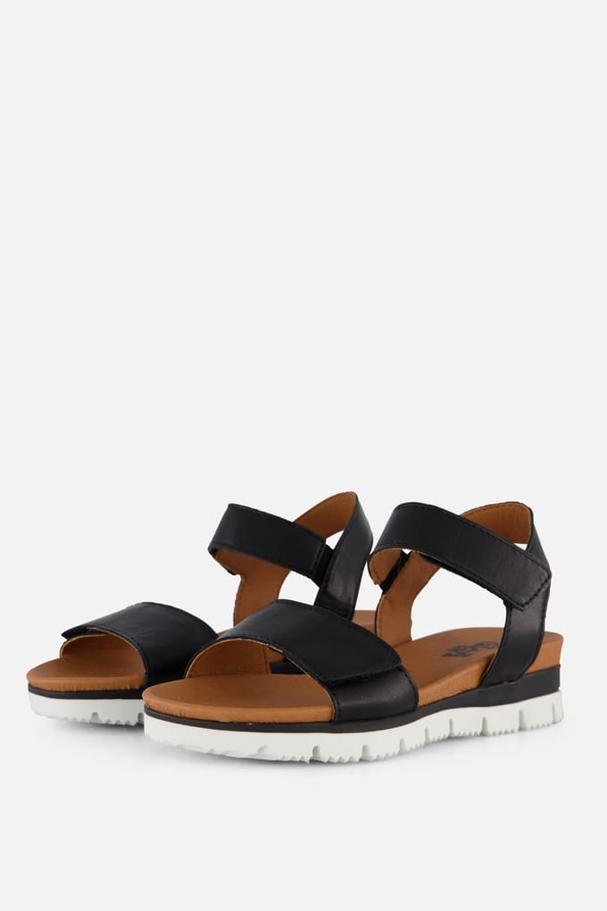 Giga Giga Sandalen zwart Leer