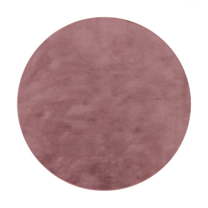 Zacht kleed Solina bessenkleuren 120 cm rond