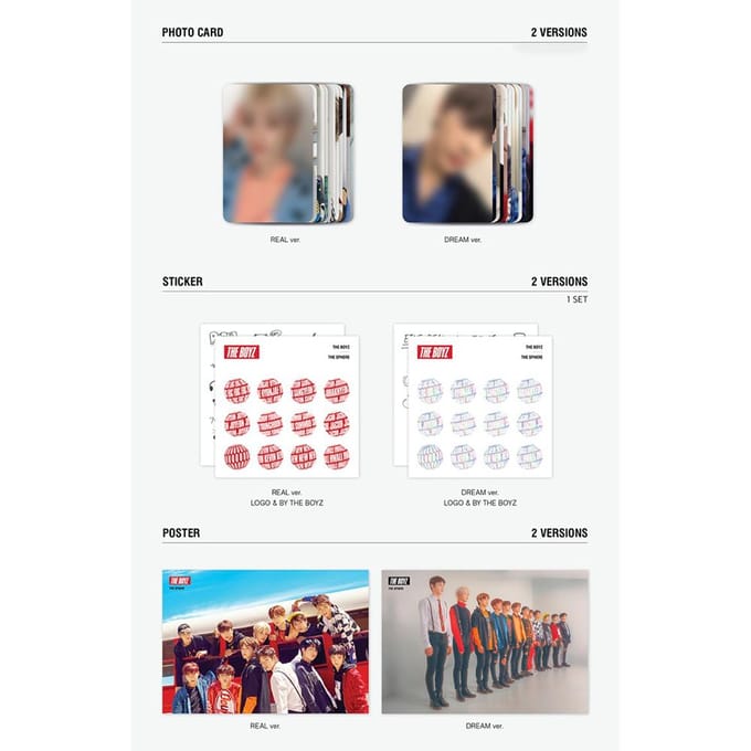 THE BOYZ [THE SPHERE] 1e singlealbum Random gray