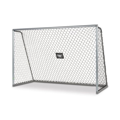 EXIT Scala Aluminium Voetbaldoel 300x200cm - Lichte Voetbal Goal voor Tuin en Club - Clubuitstraling - Mat Zilver