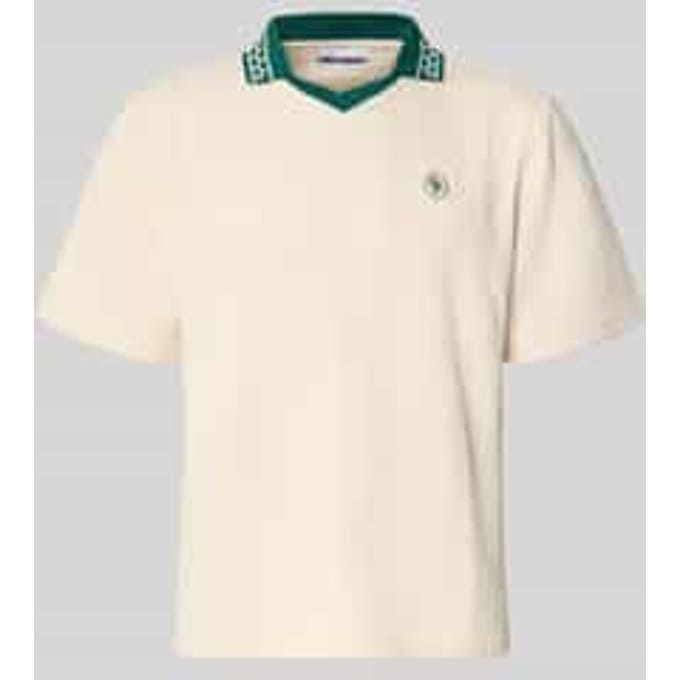 regular fit poloshirt met gestikt logo model 'Fancy'