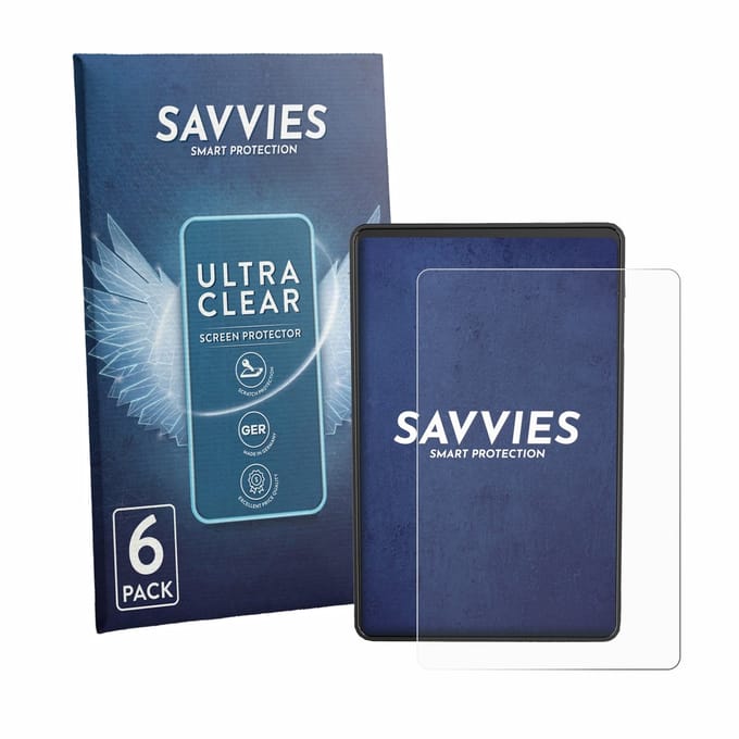 Savvies - Screenprotector voor Bafang VD04 - Folie Beschermfolie transparant 6 Stuks