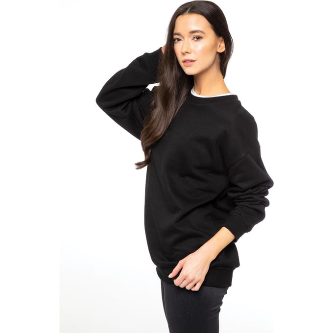 Enzo Dames Geborduurd Oversized Sweatshirt