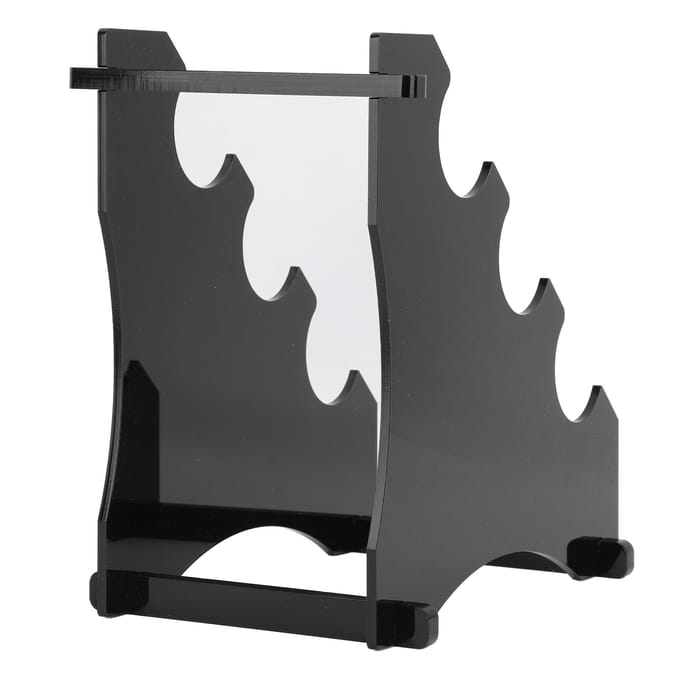 Lightsaber Displaystand 3 Lagen Transparant Acryl Desktop Zwaard Opbergrek voor Woonkamer Slaapkamer black