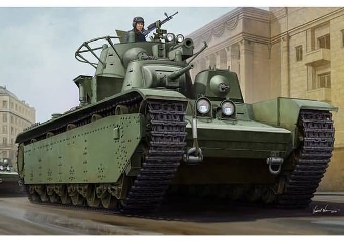 Hobby Boss 83843 Soviet T-35 ’38–’39 – 1:35 Zware Tank – Plastic Modelbouwpakket