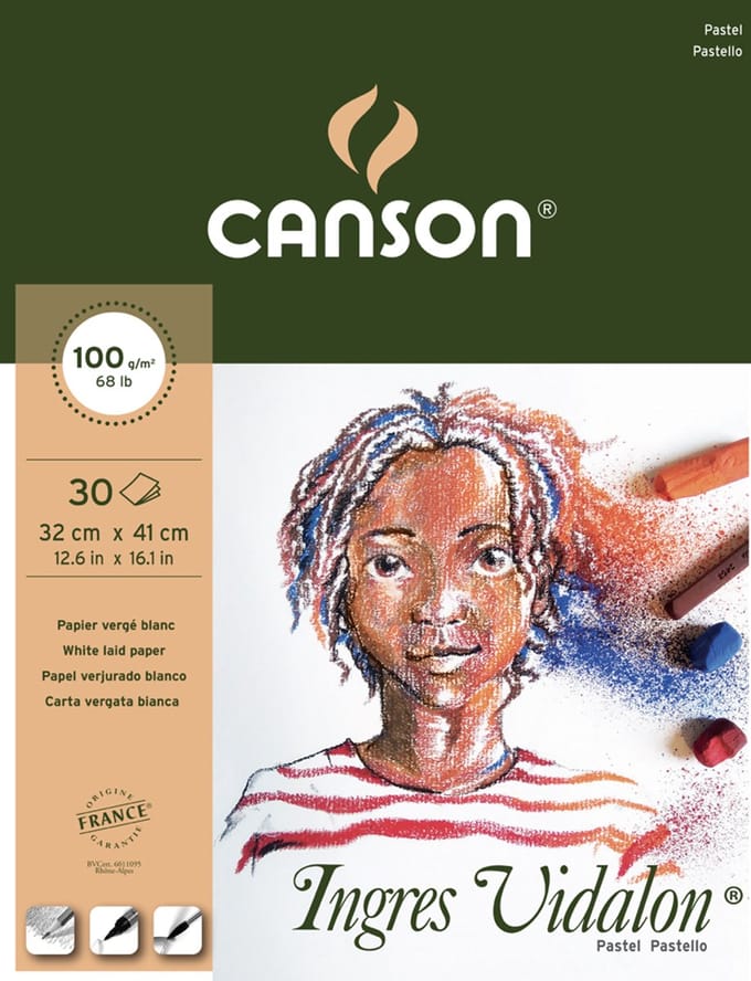 Canson tekenblok 'Ingres Vidalon', 320 x 410 mm