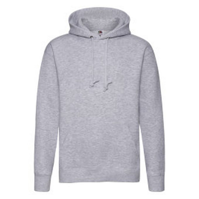 Fruit of the Loom Heren R Hoodie (Heide Grijs)