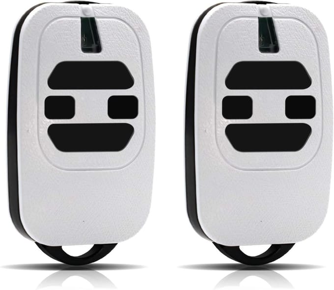 Solidchoice - Garagepoort Afstandsbediening 433.92MHz - 2 Stuks