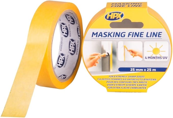 Masking 4400 Fine Line - oranje 25mm x 25m