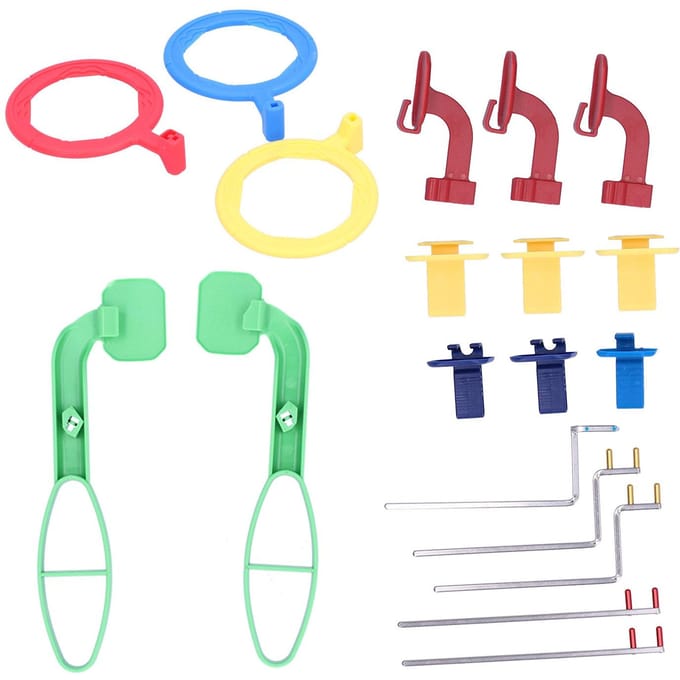 Dentale Intraorale Röntgen Positioner Kit Röntgenfilm Sensor Positioner Set Tandartsgereedschap green