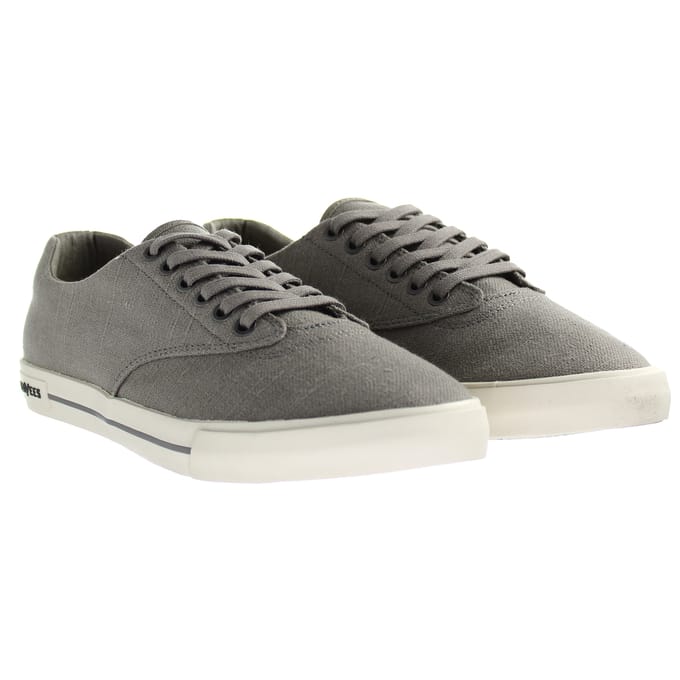 Seavees Hermosa Heren Grijze Plimsolls