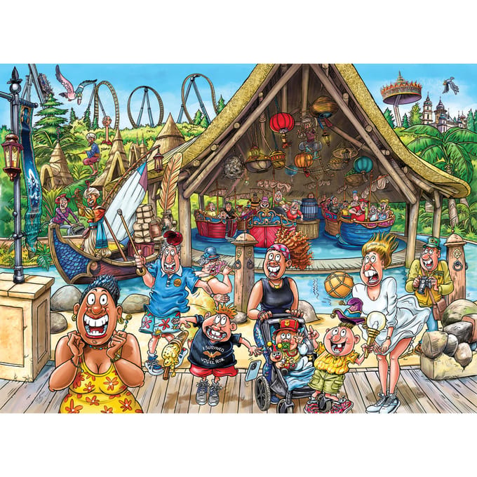 Wasgij Original Efteling - De Wereld van Sindbad! - 1000 stukjes puzzel - Legpuzzel