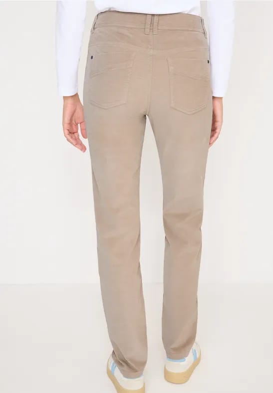 Slim Fit corduroy broek