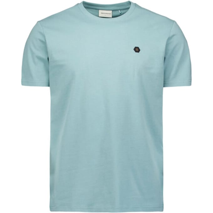 No Excess T-shirt Crewneck Peached Seablue Größe: M | Basic T-Shirts Outlet | Herren | Orange