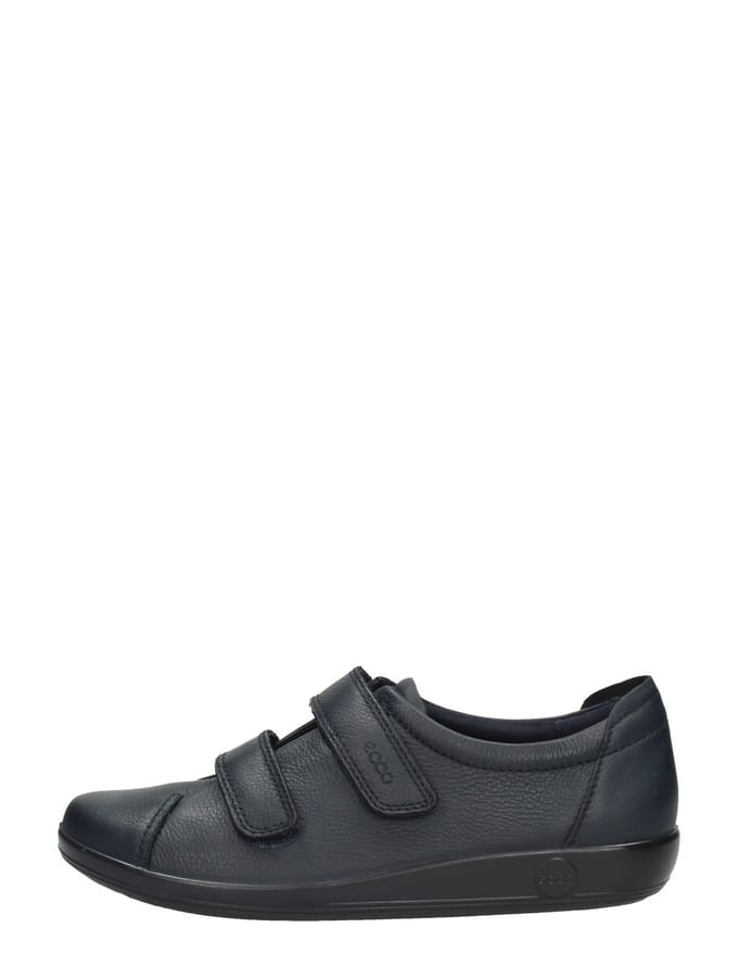 Ecco Ecco Soft 2.0 W Sneakers blauw Leer