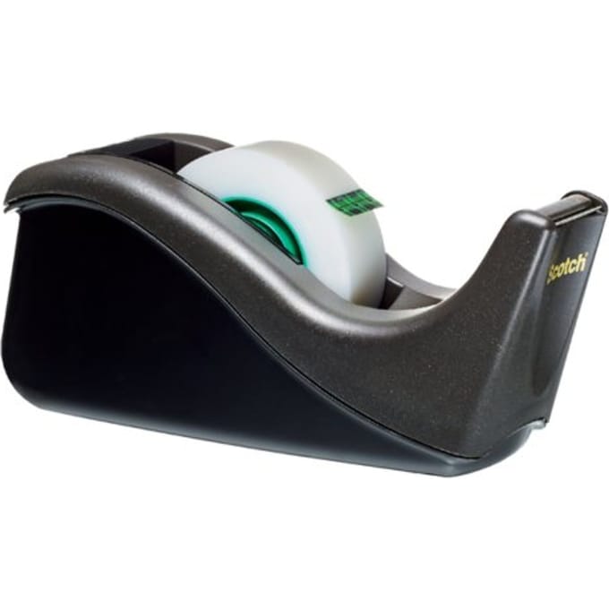 Plakbandhouder Scotch C60 zwart + 1rol magic tape 19mmx33m
