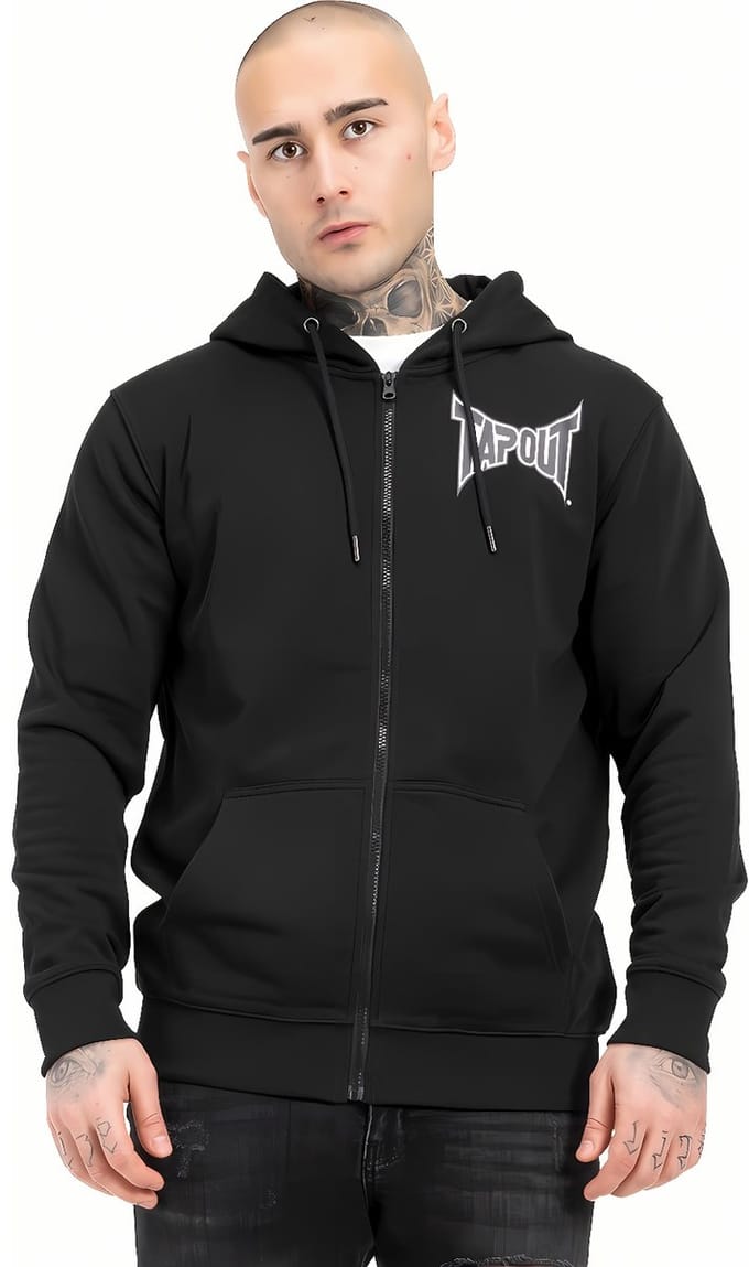 Tapout Octagon hoodie met ritssluiting, normale pasvorm