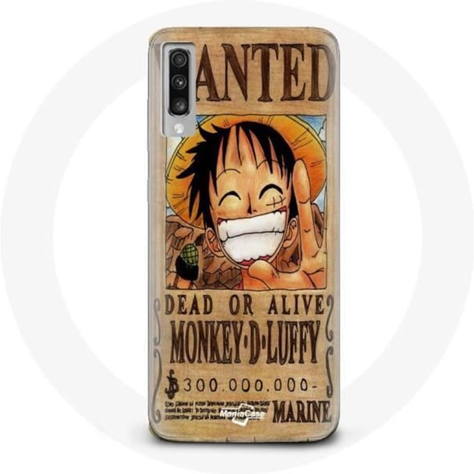 Samsung Galaxy A70 hoesje One Piece Manga Luffy onderzoeksposter