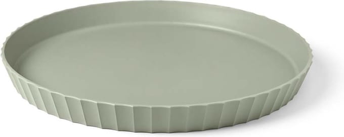 Dienblad - Serveerschaal - Atena - Kunststof - Medium - ø 30 x H 3 cm - Eucalyptus groen