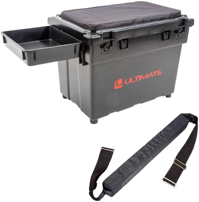 Ultimate Coast Seatbox (Incl. Kussen, Side Tray & Draagriem) - Zitkist