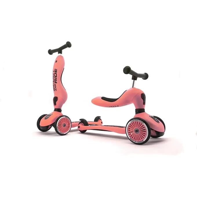 Scoot and Ride Highwaykick 1 Peach - Step & Loopfiets - 1 tot 5 jaar