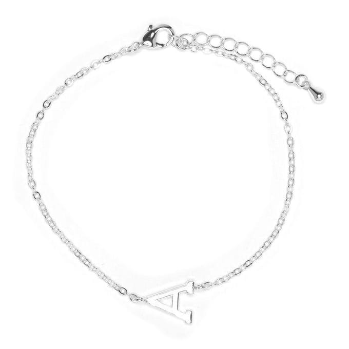 Luxenter Armband met zilveren afwerking - Alphabet